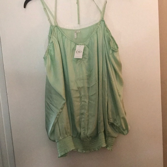 Lime silky Top 22/24 - Picture 3 of 3